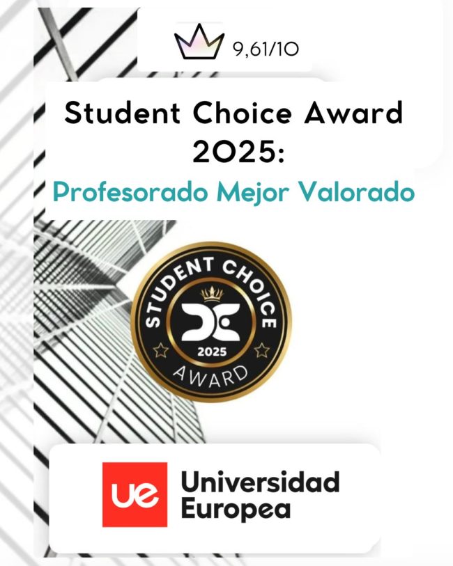 Premio Profesorado Mejor Valorado 2025